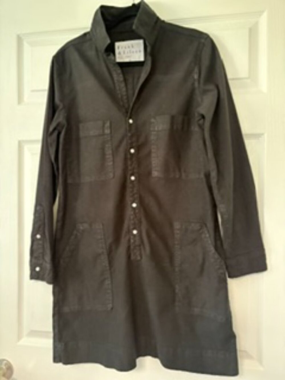 Frank & Eileen Southern Ireland Utility Dress, M, Black - Picture 2 of 4